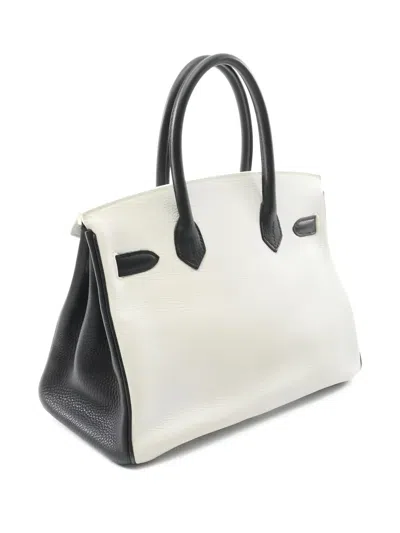 Pre-owned Hermes Birkin 30 Handbag In White