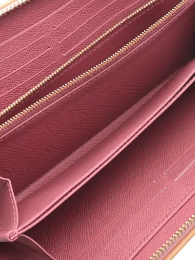 Pre-owned Louis Vuitton 2021s Monogram Jacquard Wallet In Pink