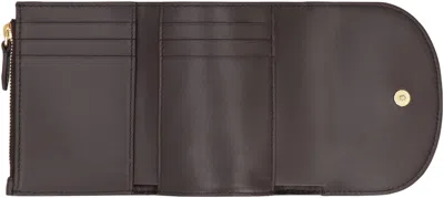 Burberry Highlands Coated Canvas Wallet In Multi