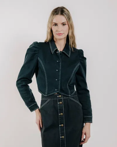 Love The Label Aurore Jacket In Green