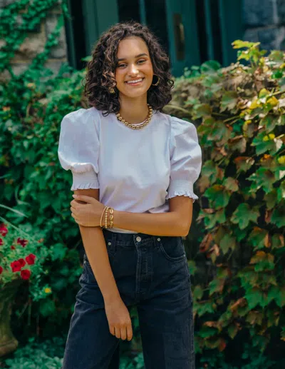 Love The Label Esme Tee In White