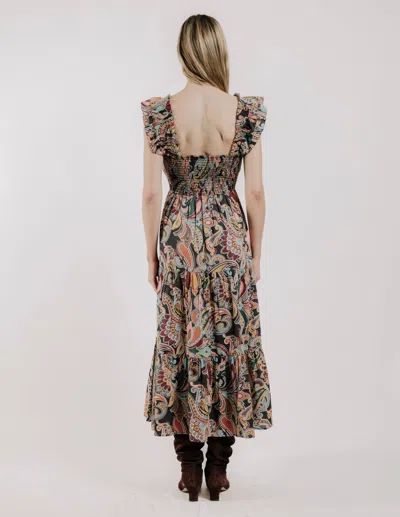 Love The Label Lindsey Long Dress In Multi
