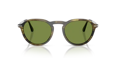 Persol Unisex Sunglass Po3383s In Green