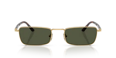 Persol Square Frame Sunglasses In Green