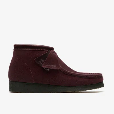 Clarks Wallabee Boot In Purple