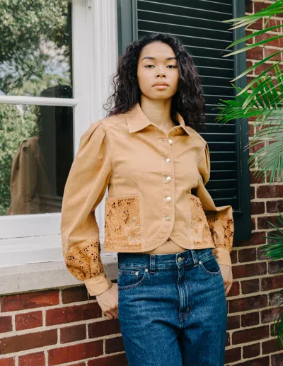 Love The Label Warren Jacket In Brown