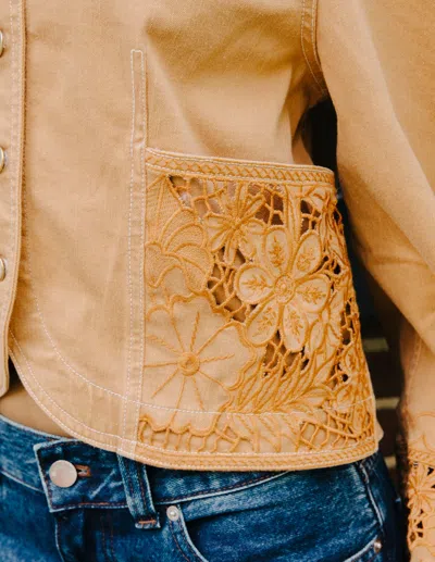 Love The Label Warren Jacket In Brown