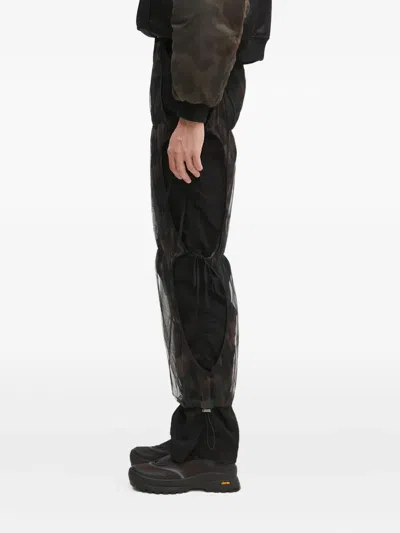 CAMOUFLAGE MESH LAYERED TYING 长裤