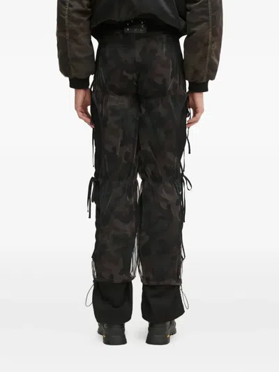 CAMOUFLAGE MESH LAYERED TYING 长裤