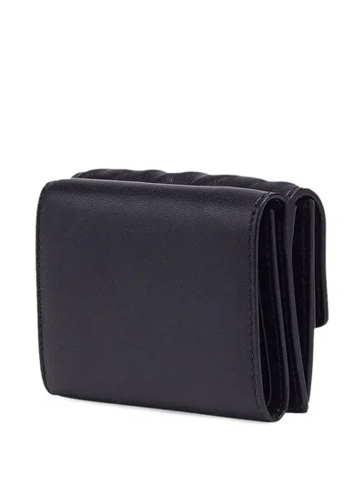 Fendi Nappa Leather Baguette Micro Trifold Wallet In Multi