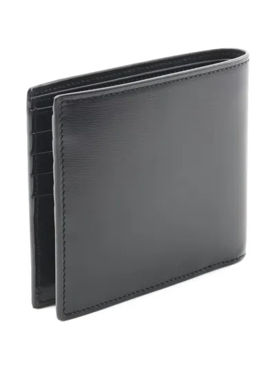 Pre-owned Saint Laurent 2020s Tiny Cassandre Wallet In Black
