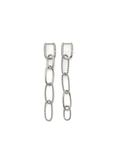 ANCHOR KNOT TWIST HOOPS 耳环