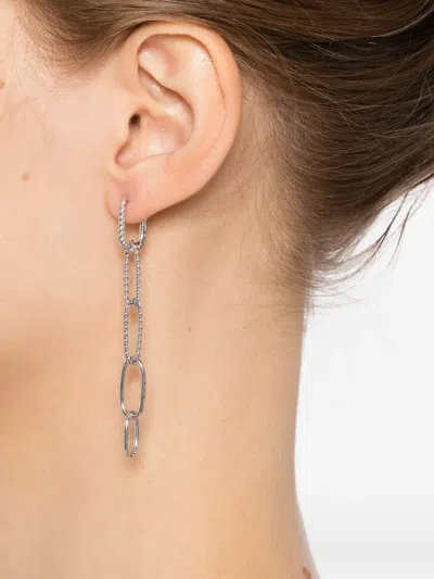 ANCHOR KNOT TWIST HOOPS 耳环