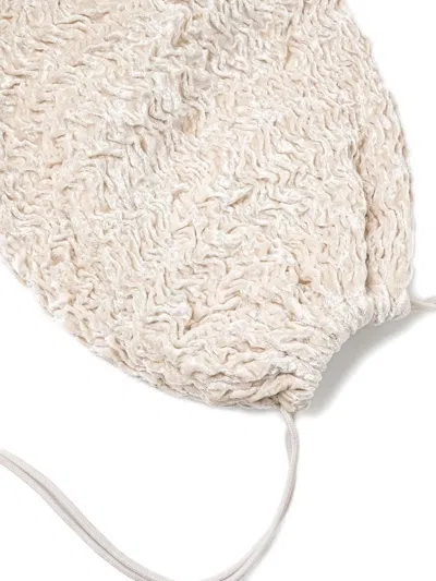 纹理丝绒穆勒鞋