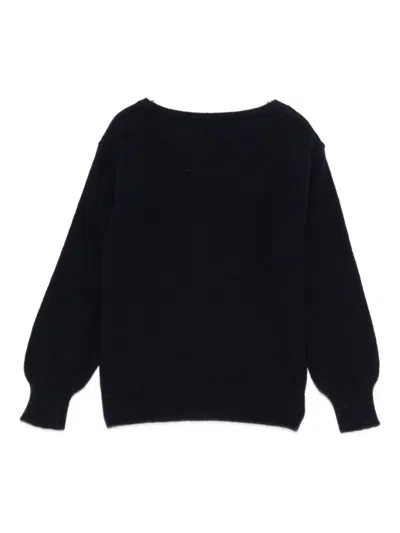 Mariella Ferrari Buttoned Jacket In Black