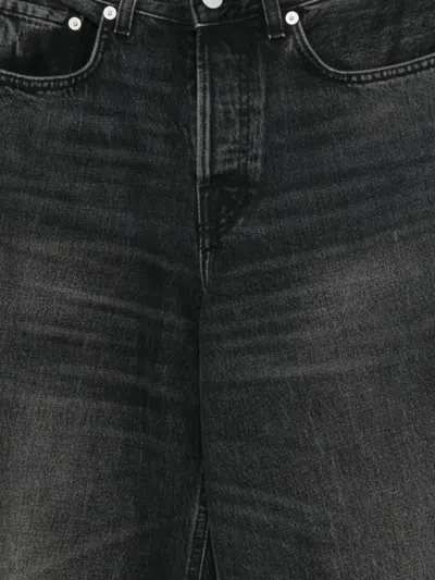 Haikure Bethany Straight Jeans Belt Loops In Black