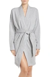 Ugg 'braelyn' Fleece Robe In Seal Heather