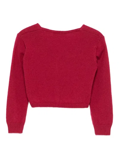 Mariella Ferrari Buttoned Jacket In Red