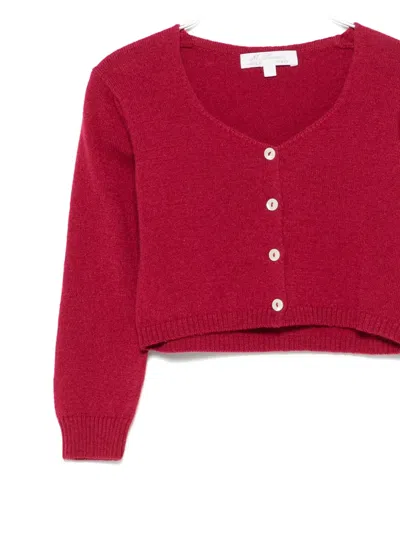 Mariella Ferrari Buttoned Jacket In Red