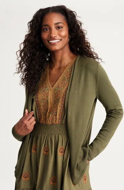 Jjill J.jill Pure Jill Open-front Dress Cardi