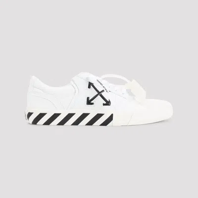 Off-white Low-top Sneakers With Graphic Arrow Detailing In Animal Print