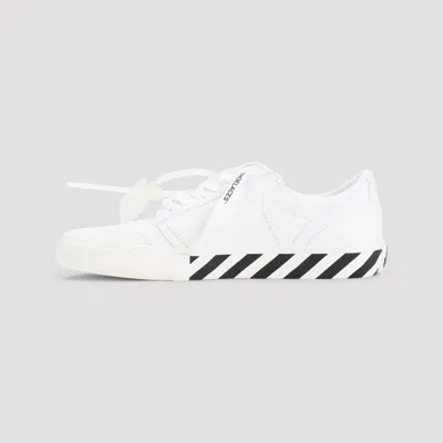 Off-white Low-top Sneakers With Graphic Arrow Detailing In Animal Print