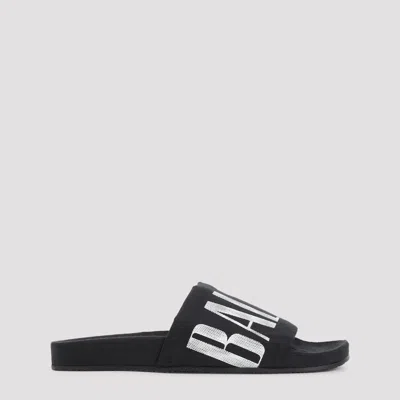 Balenciaga Slide Sandals With Flat Sole And Open Toe In Multi