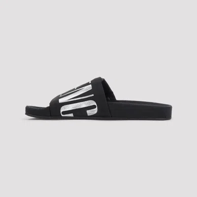 Balenciaga Slide Sandals With Flat Sole And Open Toe In Multi