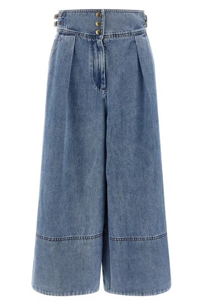 Zimmermann 'denim Culotte' Jeans In Blue