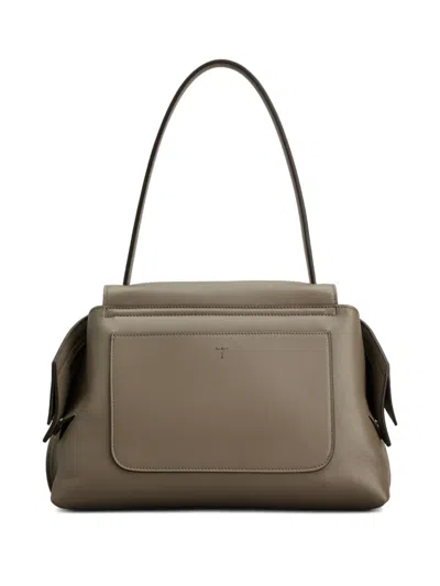 Tod's Wave Bag In Leather Small In Brown