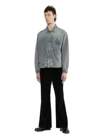 Chocoolate Logo Denim Jacket In Blue