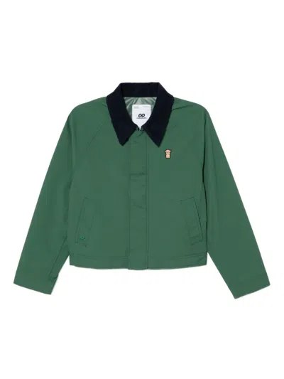 Chocoolate Puppy-embroidered Jacket In Green