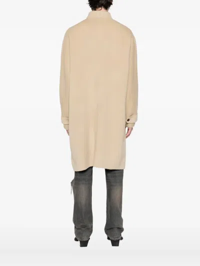 System Single-breasted Coat In Brown