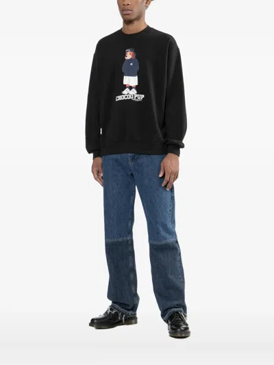 Chocoolate Graphiced Sweatshirt In Black