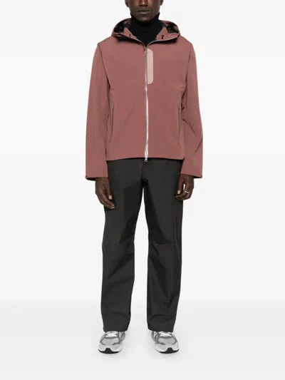 Hiking Patrol Arc 3l Zip-up Hooded Jacket In Brown