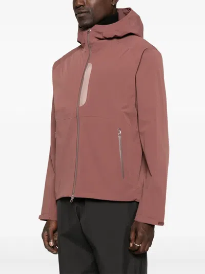 Hiking Patrol Arc 3l Zip-up Hooded Jacket In Brown