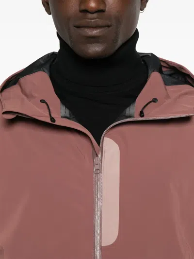 Hiking Patrol Arc 3l Zip-up Hooded Jacket In Brown