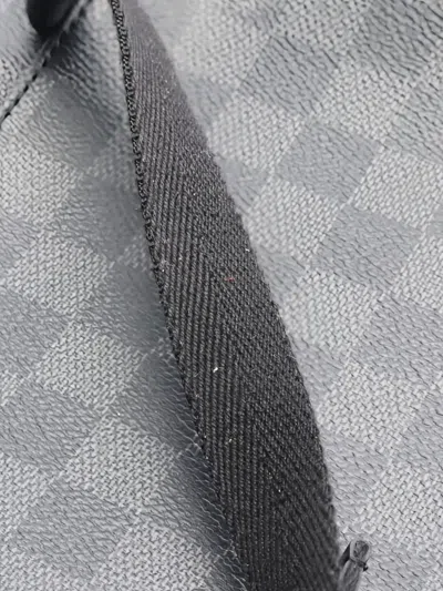 Pre-owned Louis Vuitton Christopher Pm Backpack In Black