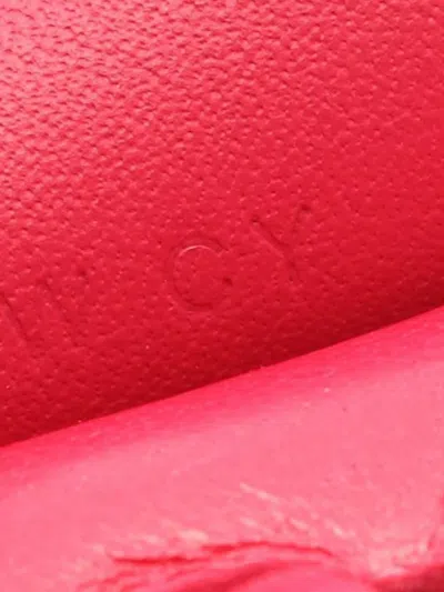 Pre-owned Hermes 2024 Milo Lambskin And Swift Grigri Rodeo Pegase Bag Charm Pm Key Chain In Red