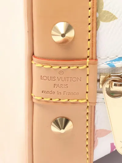 Pre-owned Louis Vuitton Alma Handbag In White