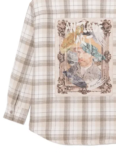 格纹衬衫式夹克