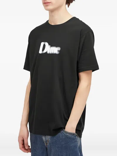 Dime Logo T-shirt In Black