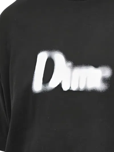 Dime Logo T-shirt In Black