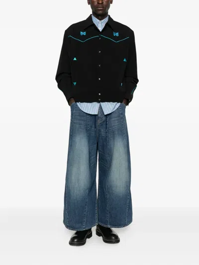 Needles Orvershirt Jacket Western Details In Black