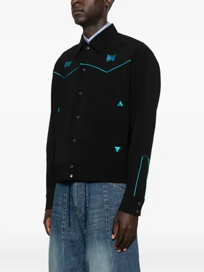 Needles Orvershirt Jacket Western Details In Black