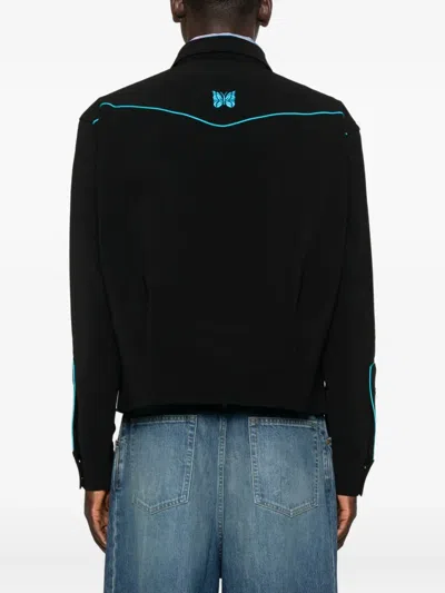 Needles Orvershirt Jacket Western Details In Black