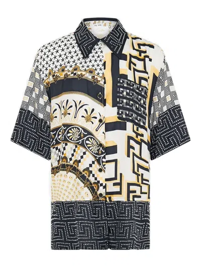 Camilla Temples Of Dendara Shirt In Black