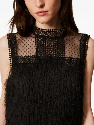 Twinset Vestido De Cóctel - Negro In Black