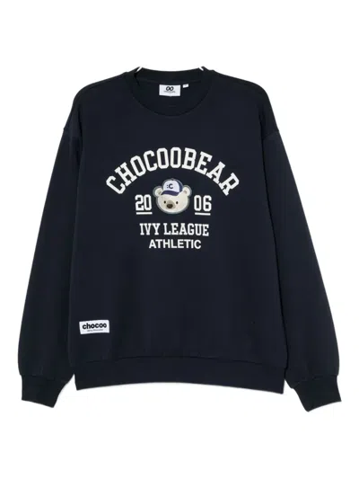 Chocoolate Logo-printed Sweatshirt In Blue
