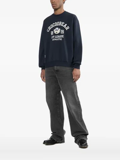 Chocoolate Logo-printed Sweatshirt In Blue